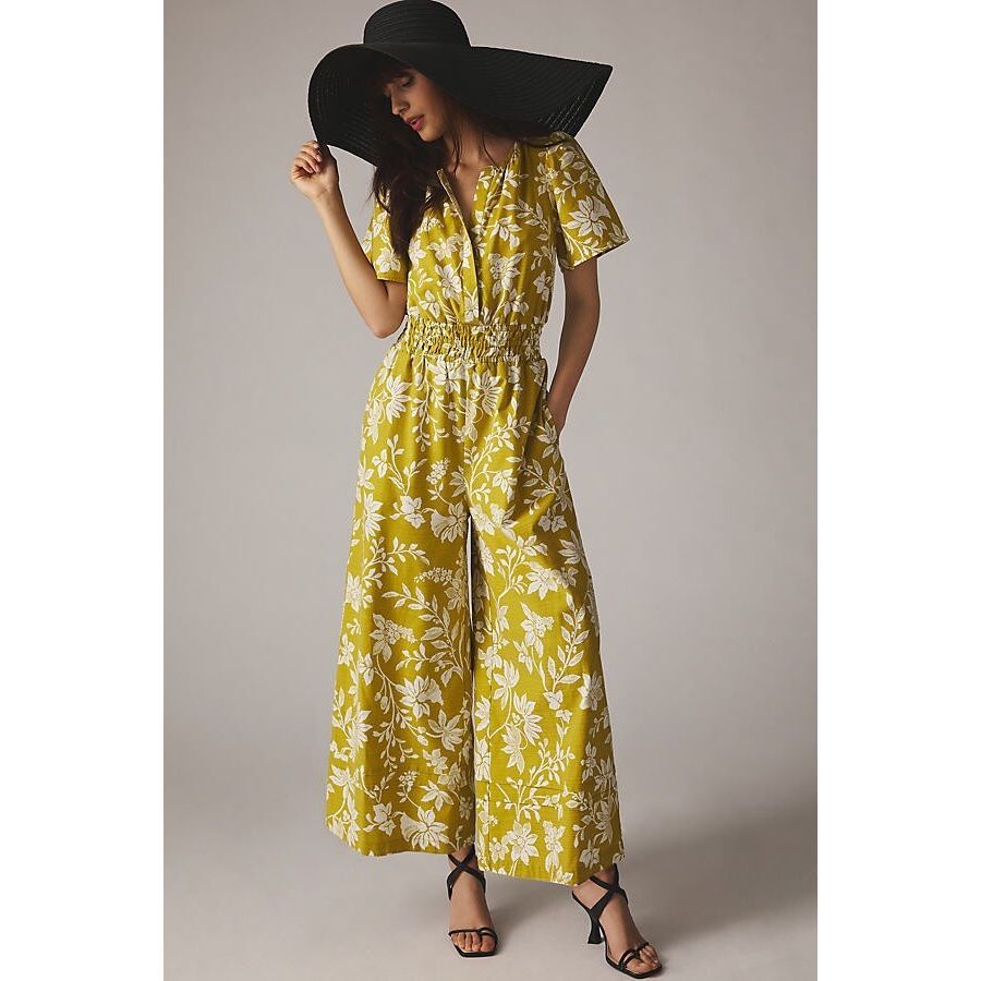 New Anthropologie The Somerset Jumpsuit Sz Xs